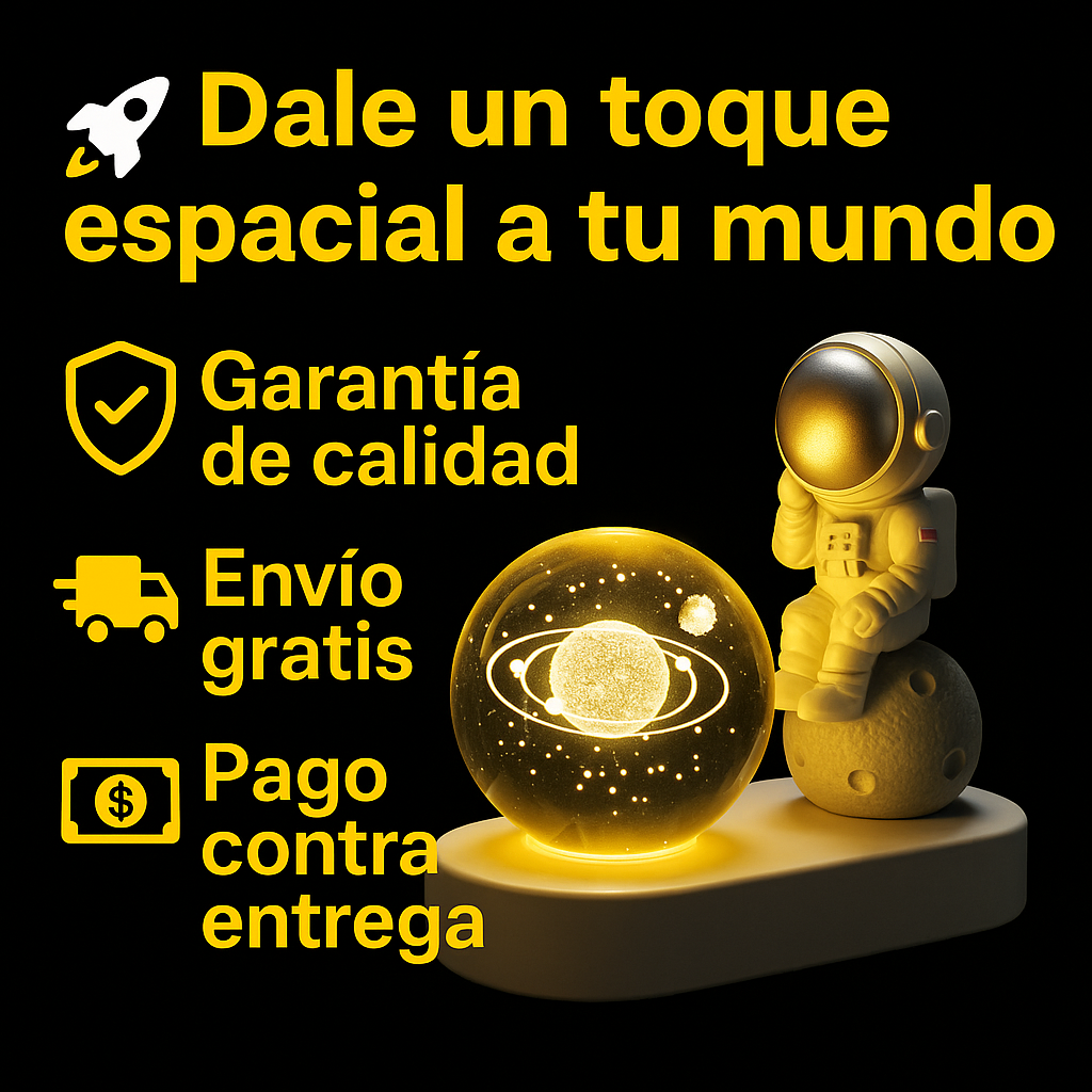 Lampara Esfera Astronauta