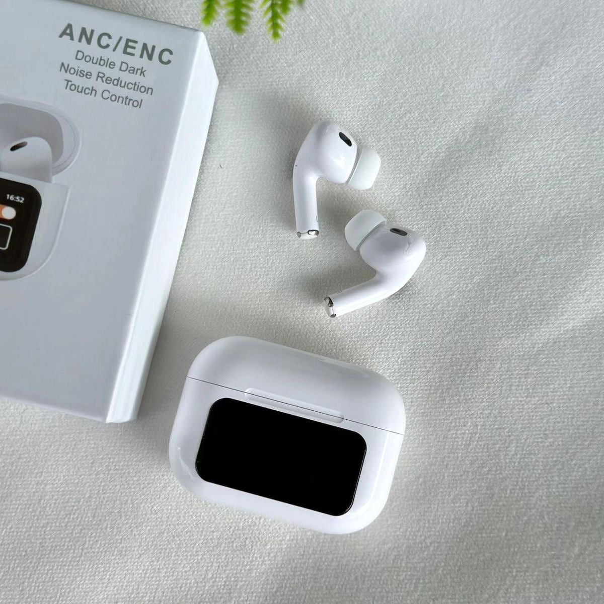 Auriculares Inalámbricos ANC/ENC con Pantalla Digital y Cancelación de Ruido