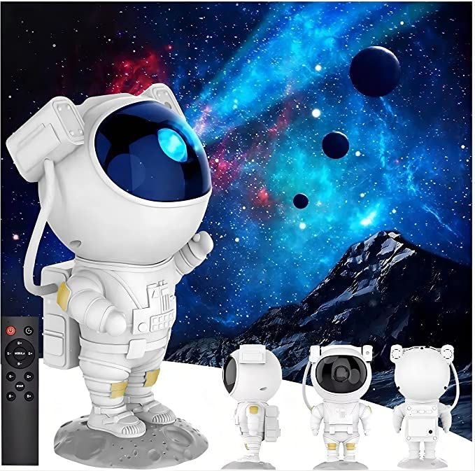 Proyector Astronauta con Luz Estelar y Parlante Bluetooth