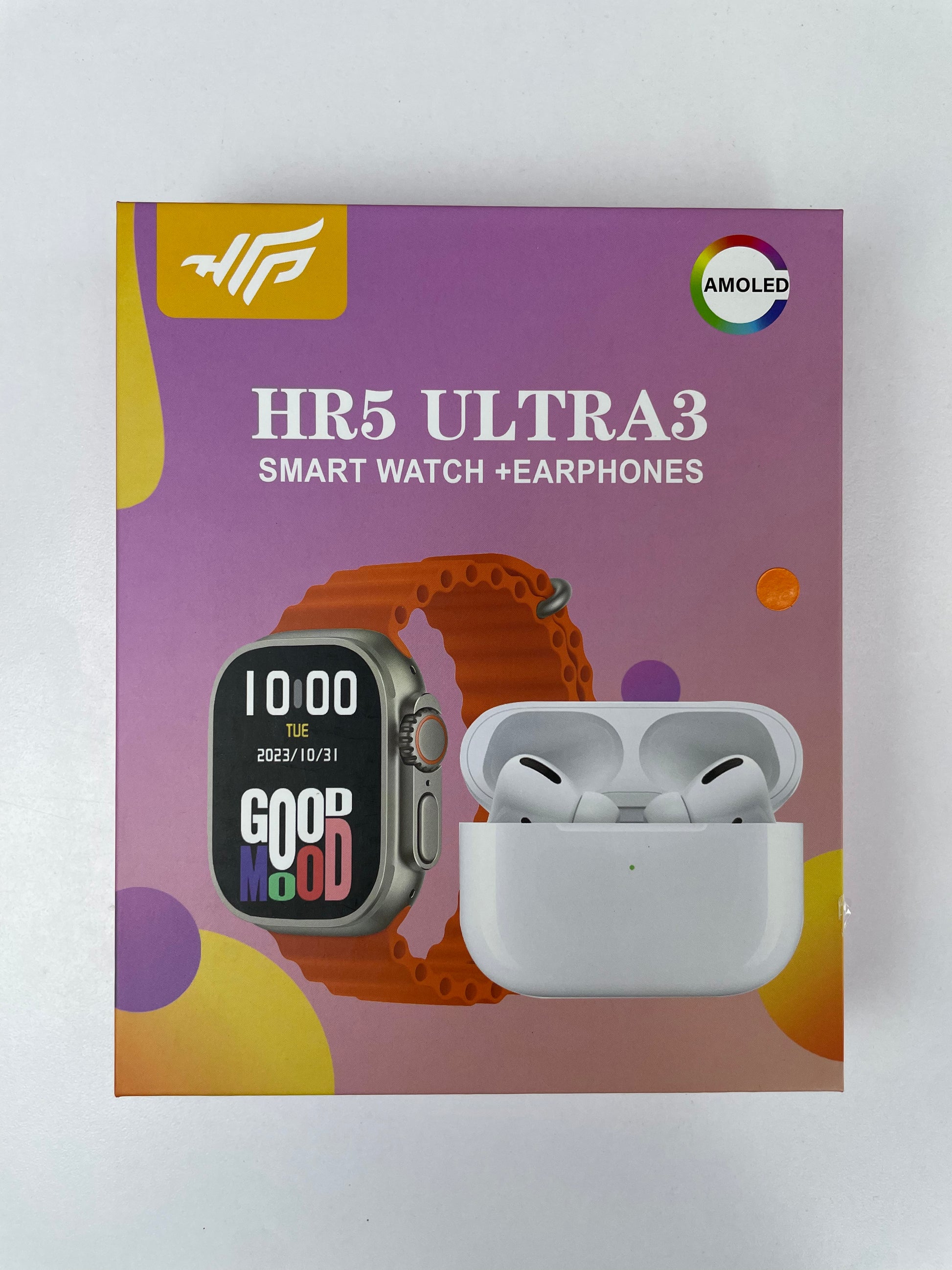 HR5 ULTRA3 – Smartwatch + Audífonos inalámbricos, ¡Tecnología 2 en 1!