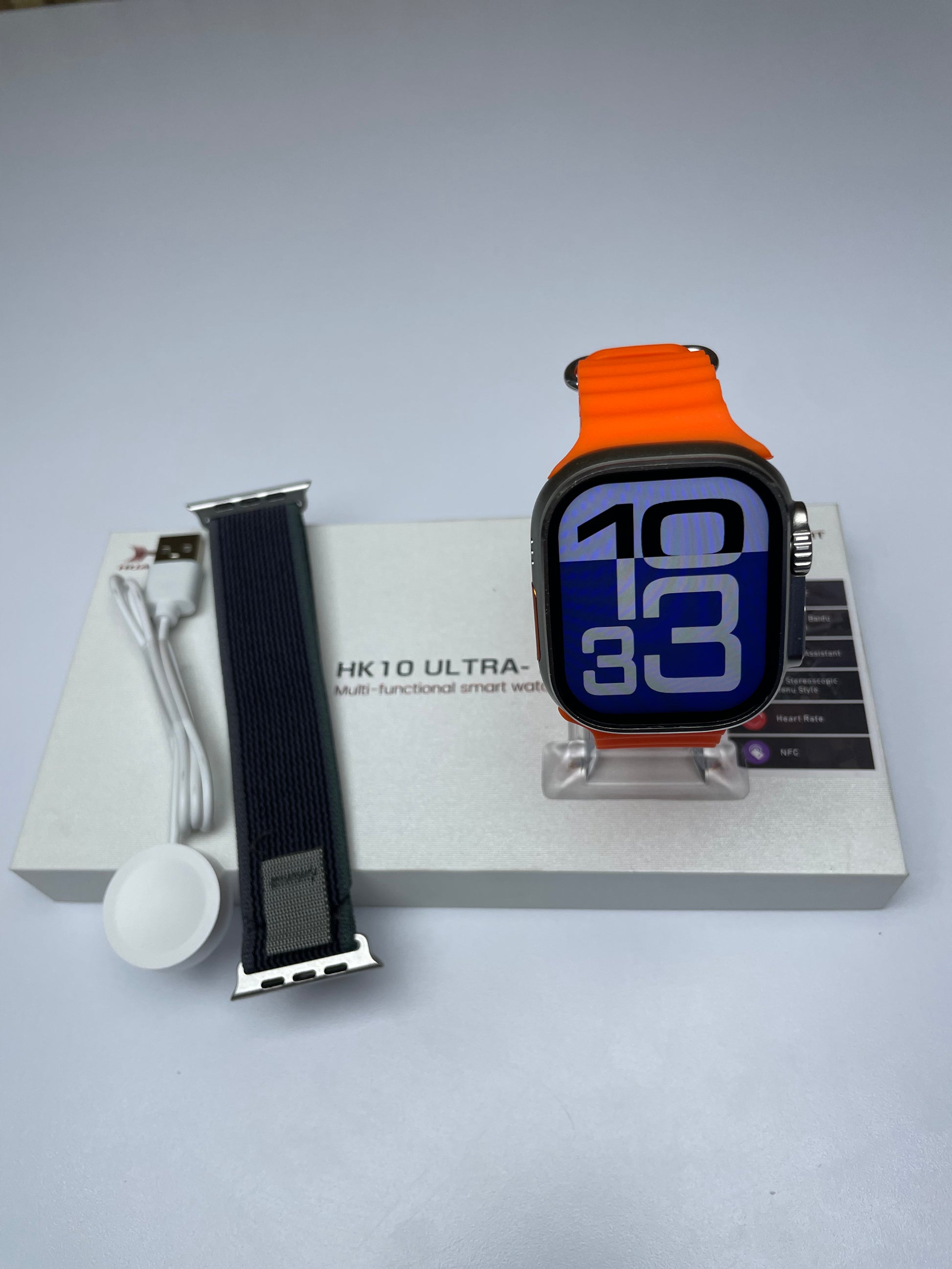🕶️ Smartwatch HK10 Ultra – Diseño premium, funciones inteligentes